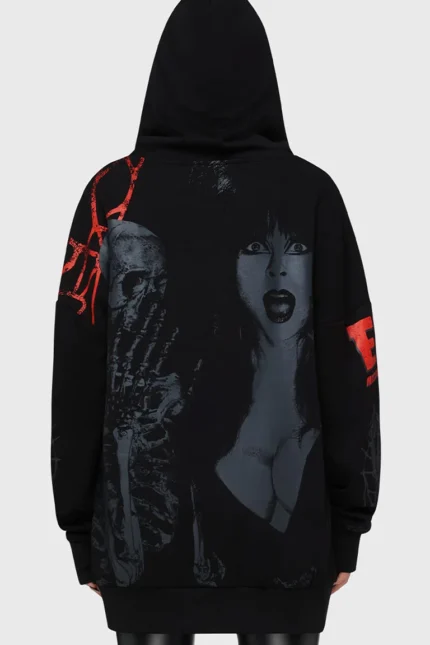 Here Comes Elvira Hoodie f