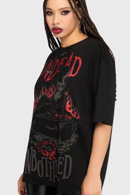 Undead & Unbothered Boxy T Shirt g